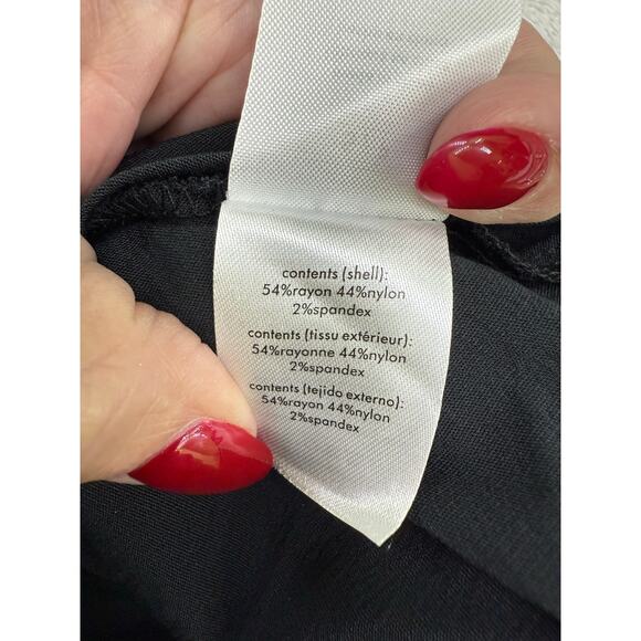 WeWoreWhat black dress Midi NWT Small ($118) professional event pockets - Picture 7 of 9